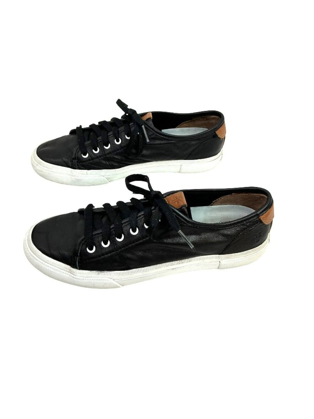 Frye Ivy Leather Casual Lace-Up Sneakers Women’s 7 M Black